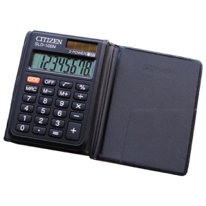 Калькулятор карманный 8-разр., 90*60 мм, двойное питание, оригинальный, Citizen SLD-100N /2/1