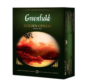 Чай черный, 100 пак., GREENFIELD Golden Ceylon /1/1